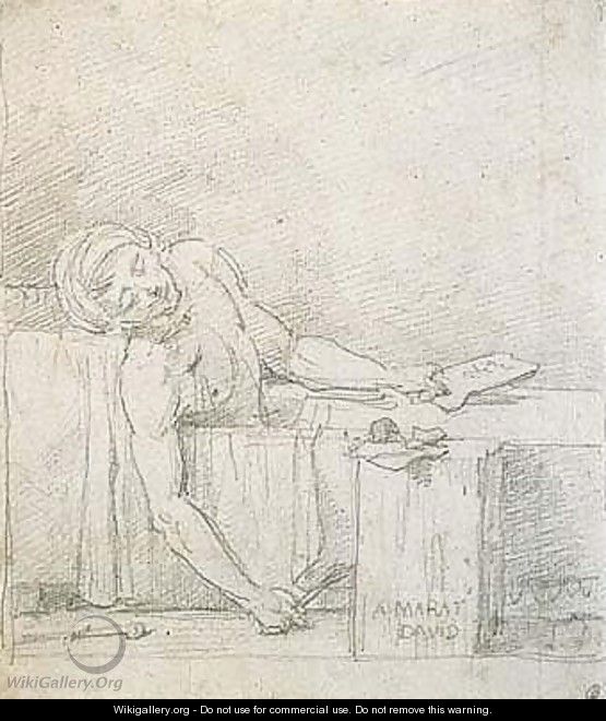 The death of marat 2 - Jacques Louis David
