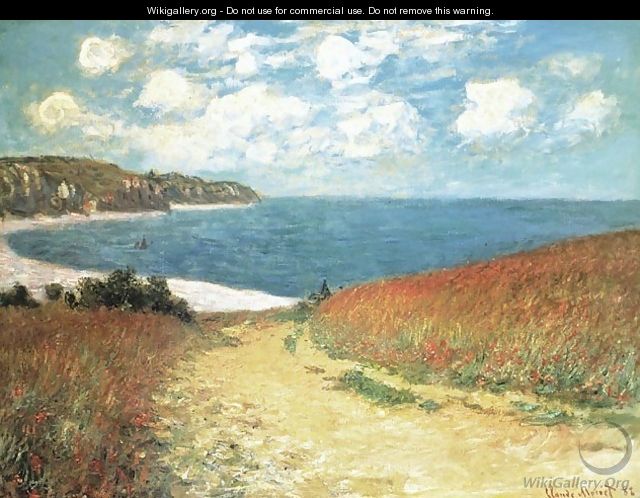 Chemin dans les Bles a Pourville - Claude Oscar Monet