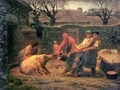 Death of a Pig - Jean-Francois Millet