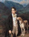 Waldmuller's Son Ferdinand with Dog - Ferdinand Georg Waldmuller
