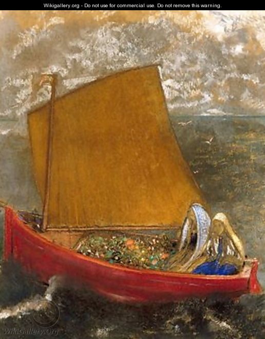 La Voile Jaune (The Yellow Sail) - Odilon Redon