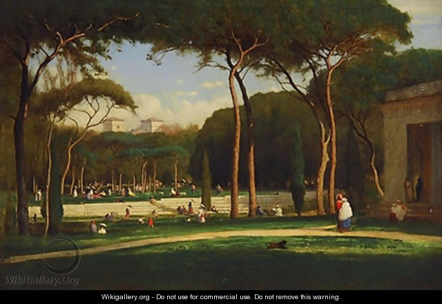 The Villa Borghese, Rome, 1871 - George Inness
