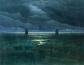 Seashore By Moonlight - Caspar David Friedrich