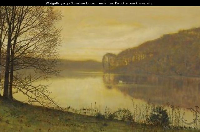 Roundhay Lake, Leeds - John Atkinson Grimshaw