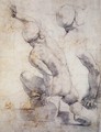 Study of a Seated Figure for a Resurrection - Raphael