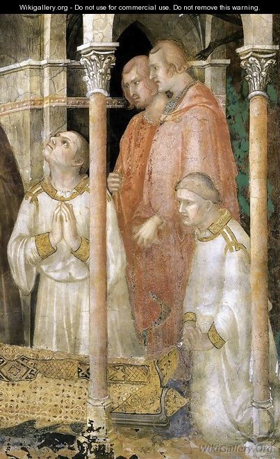 The Death of St Martin (detail) - Simone Martini