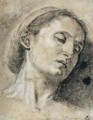 Head of a Woman with Eyes Closed - Giovanni Girolamo Savoldo