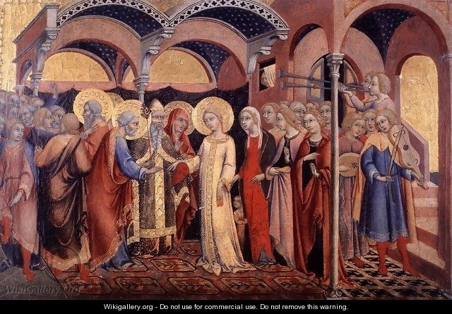 Marriage of the Virgin - Sano Di Pietro