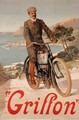 Poster advertising 'Griffon' Motorcycles - Hugo d' Alesi