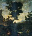 Landscape with Leto and the peasants transformed into frogs - Benito-Manuel de Aguero