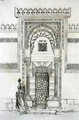 Entrance to the Dervish Convent, in Cairo, from 'Art and Industry' - (after) Albanis de Beaumont, Jean Francois