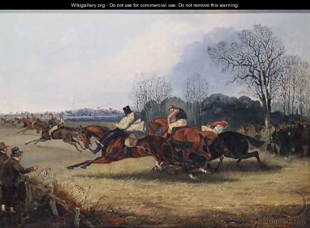 An Incident in the Wakefield Steeplechase - Henry Thomas Alken