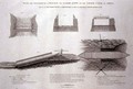 Plan and Section of a Sluice or Flood Gate on the Grand Canal of China - (after) Alexander, William