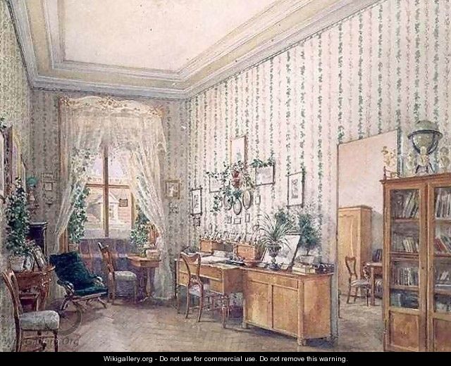 Interior of a sitting room - Franz Alt