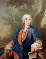 Portrait of Carlo Broschi, called 'Il Farinelli', Italian castrato singer - Jacopo (Giacomo) Amigoni
