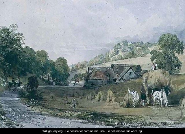 Haymaking at Ashurst, Surrey - Allote