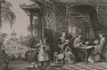 Ladies of a Mandarin's Family at Cards, from 'China in a Series of Views' - (after) Thomas Allom