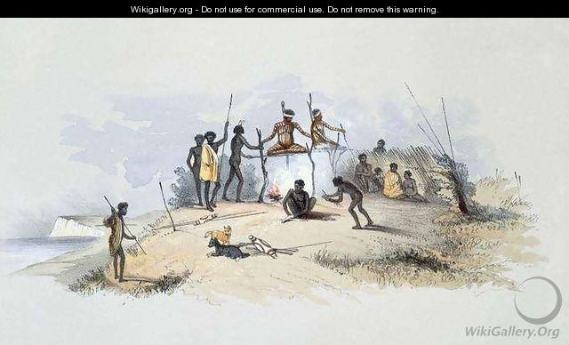 The Aboriginal Inhabitants Native Tombs and Means of Disposing of their Dead, from 