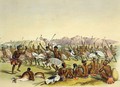 Zulu Hunting Dance near the Engooi Mountains - George French Angas