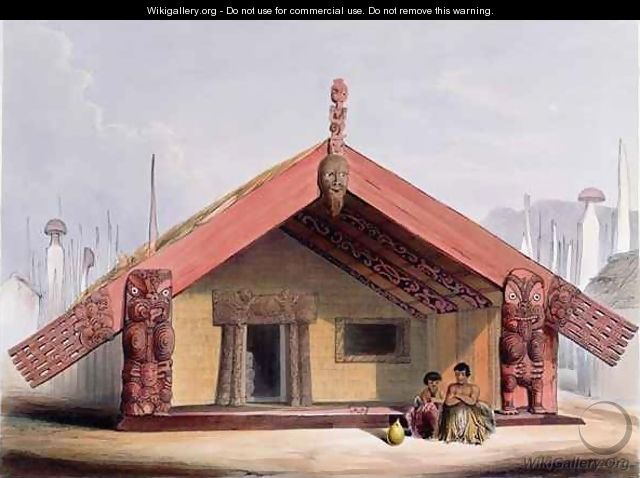 Maori food storehouse (