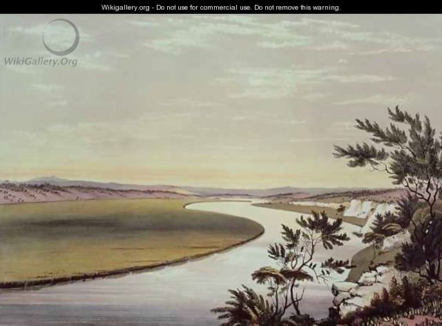 The River Murray, Near Lake Alexandrina, Australia - George French Angas