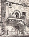 House of Santa Rosa, Viterbo, Italy, from 'Examples of the Municipal, Commercial, and Street Architecture of France and Italy from the 12th to the 15th Century' - (after) Anderson, R.