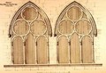 Group of Windows from the House of Pierre Raleine, Figeac, France, from 'Examples of the Municipal, Commercial, and Street Architecture of France and Italy from the 12th to the 15th Century' - R. Anderson