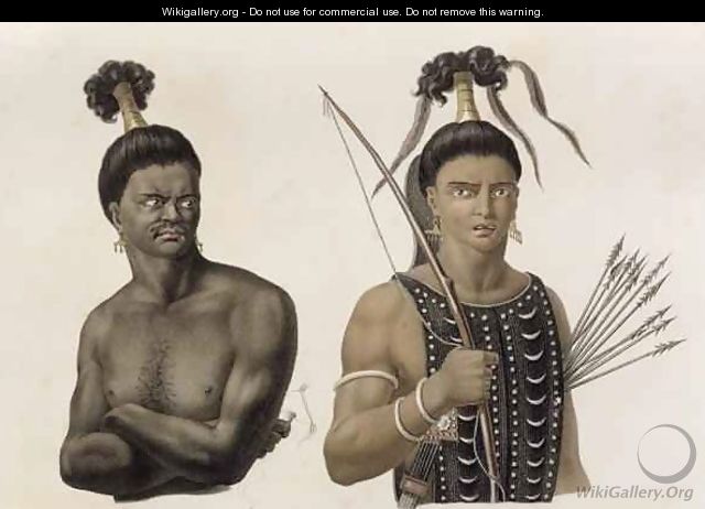 Natives of the Island of Ombai, from 