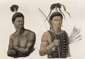 Natives of the Island of Ombai, from 'Voyage Autour du Monde sur les Corvettes de L'Uranie 1817-20' - (after) Arago, Jacques Etienne Victor