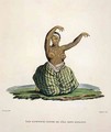 Dancing woman from the island of Maui, in the Hawaiian Islands - (after) Arago, Jacques Etienne Victor