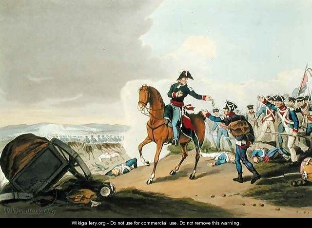 The Prince of Orange at the Battle of Waterloo - (after) Atkinson, John Augustus