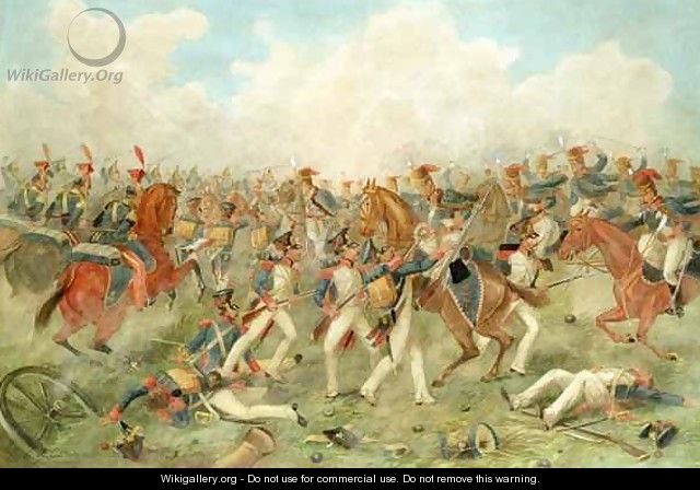The Battle of Vitoria - John Augustus Atkinson