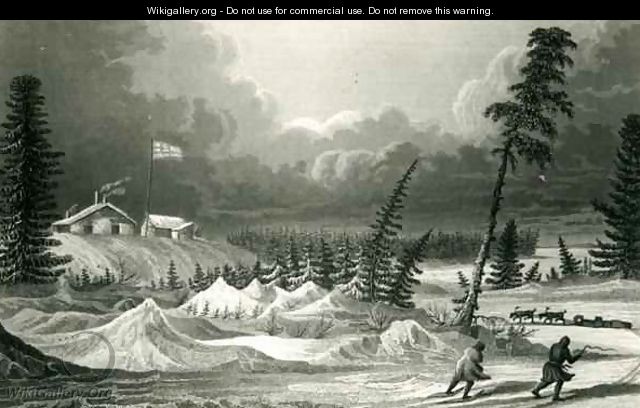 Winter View of Fort Franklin - (after) Back, George