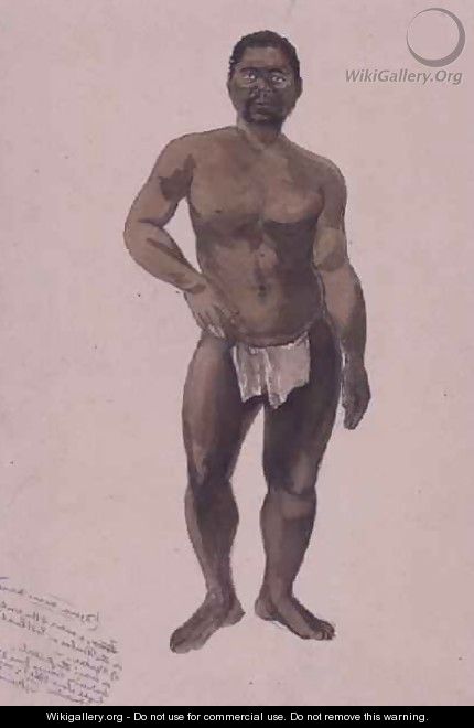 Timboe native from East Luabo - Thomas Baines