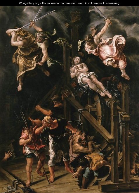 Martyrdom of St Catherine of Alexandria - Lelio Orsi