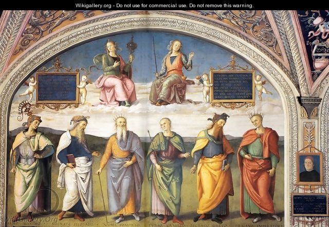 Famous Men of Antiquity (1) - Pietro Vannucci Perugino