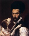 Portrait of a Man with a Dog - Bartolomeo Passerotti