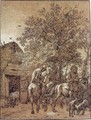 Horsemen near a Barn - Paulus Potter