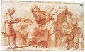 Schoolmistress with Her Pupils - Polidoro Da Caravaggio (Caldara)