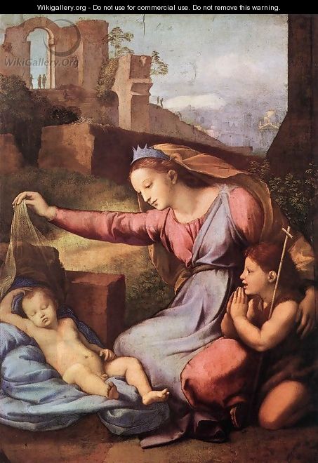 Madonna with the Blue Diadem 2 - Raphael