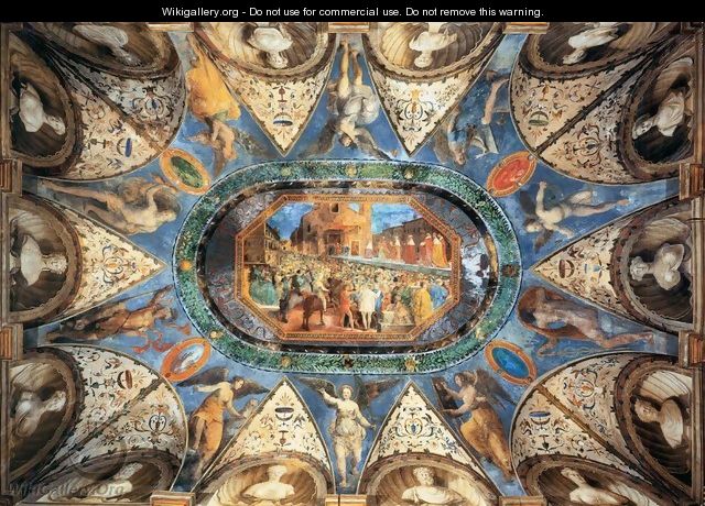 Ceiling decoration - Girolamo Genga