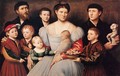 Portrait of Arrigo Licinio and His Family - Bernardino Licinio