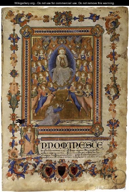 The Virgin of the Assumption - Italian Miniaturist