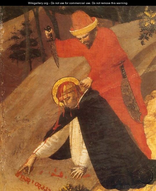 St Peter Martyr Altarpiece (detail) - Angelico Fra