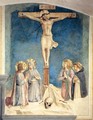 Crucifixion with the Virgin and Sts Cosmas, John the Evangelist and Peter Martyr - Angelico Fra