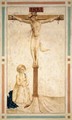Crucifixion with St Dominic Flagellating Himself (Cell 20) - Angelico Fra