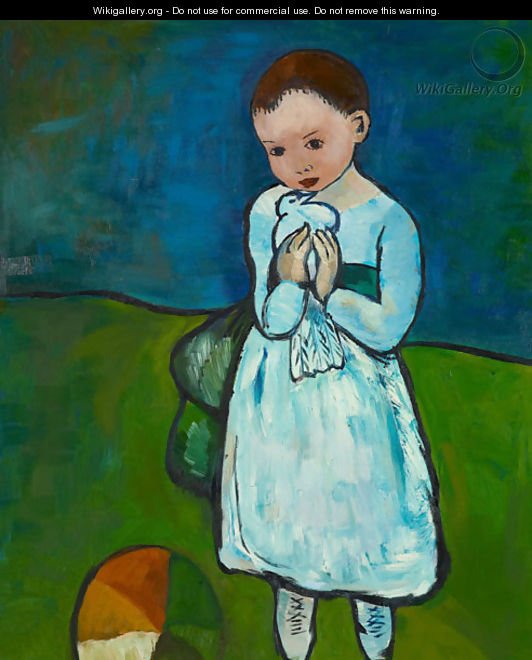 Child Holding a Dove - Pablo Picasso (inspired by)
