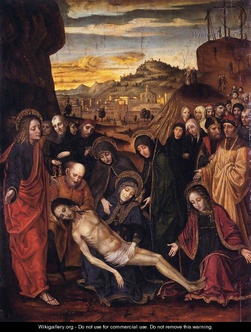 Lamentation of Christ - Ambrogio Bergognone