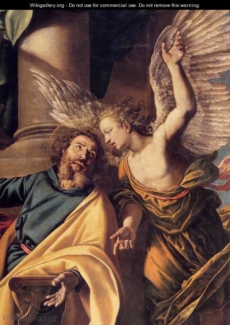 St Matthew and the Angel (detail) - Vincenzo Campi