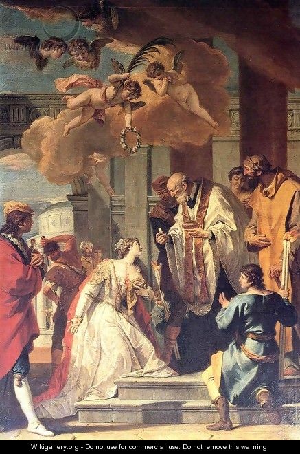 Communion and Martyrdom of St Lucy - Sebastiano Ricci